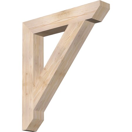 Ekena Millwork Traditional Slat Smooth Bracket, Douglas Fir, 5 1/2"W x 36"D x 40"H BKT06X36X40TRA06SDF